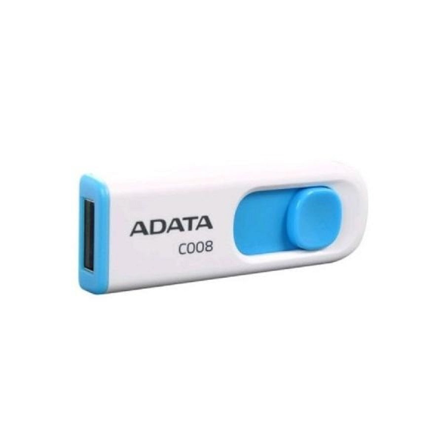 Memoria USB ADATA C008 64GB USB 2.0 - Retráctil, Portátil y Segura