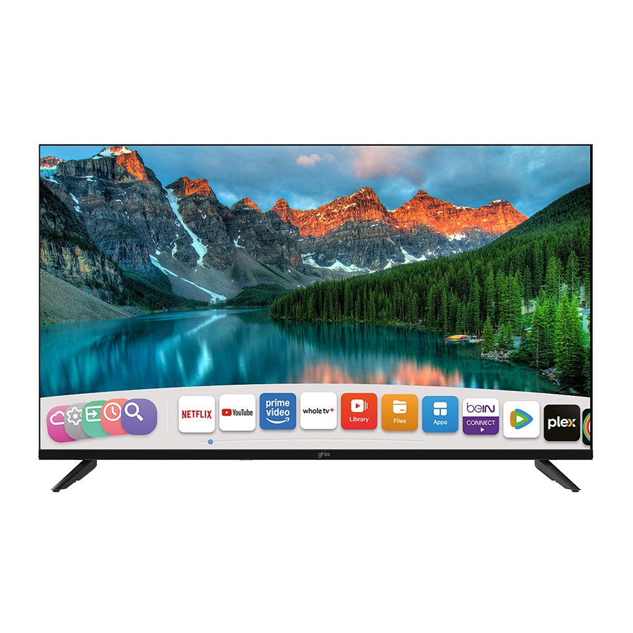 Televisor Smart GHIA Whale TV 40 Pulgadas Full HD - WiFi, 3 HDMI, Dolby Audio