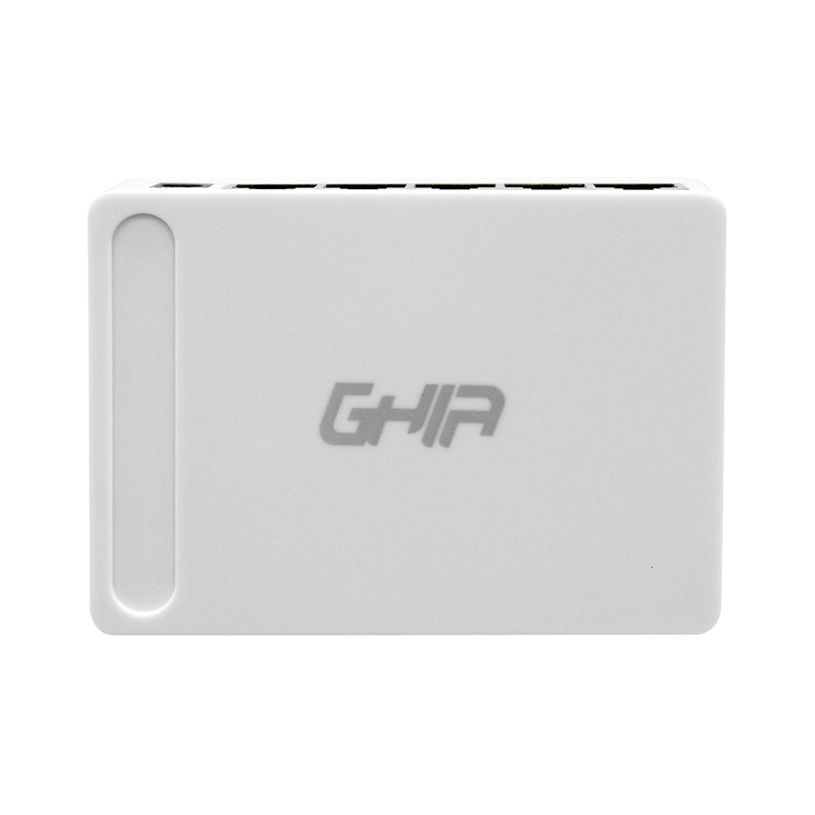 Switch Ghia GNW-S3 5 Puertos Gigabit 10/100/1000 Mbps - Auto MDI/MDIX