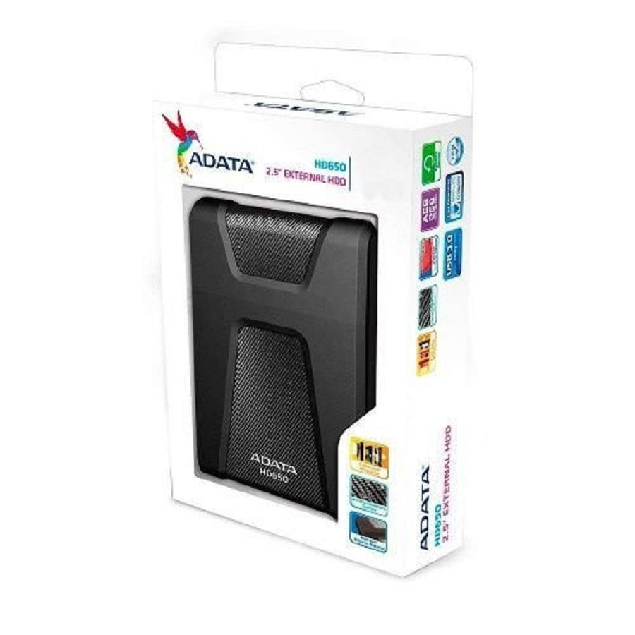 Disco Duro Externo ADATA HD650 4TB - USB 3.2, Portátil 2.5 pulgadas