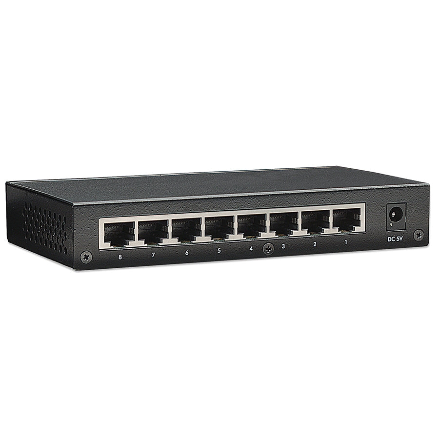 Switch Intellinet 530347 8 Puertos Gigabit Ethernet - Metal Profesional