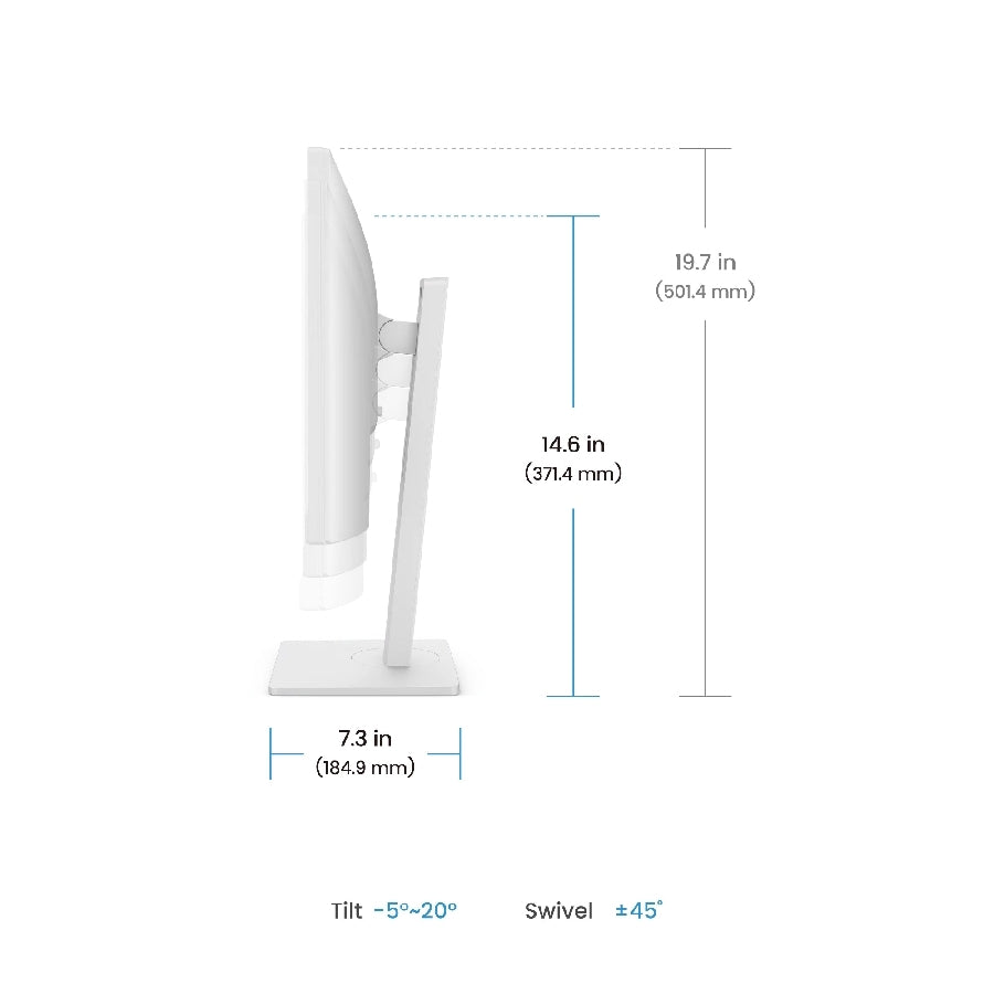 Monitor BENQ GW2486TC 23.8 Full HD - USB-C, Eye Care, Pivot, Blanco