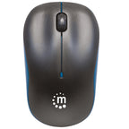 Mouse Inalámbrico Manhattan 179416 - Óptico 1000 DPI, Alcance 10M