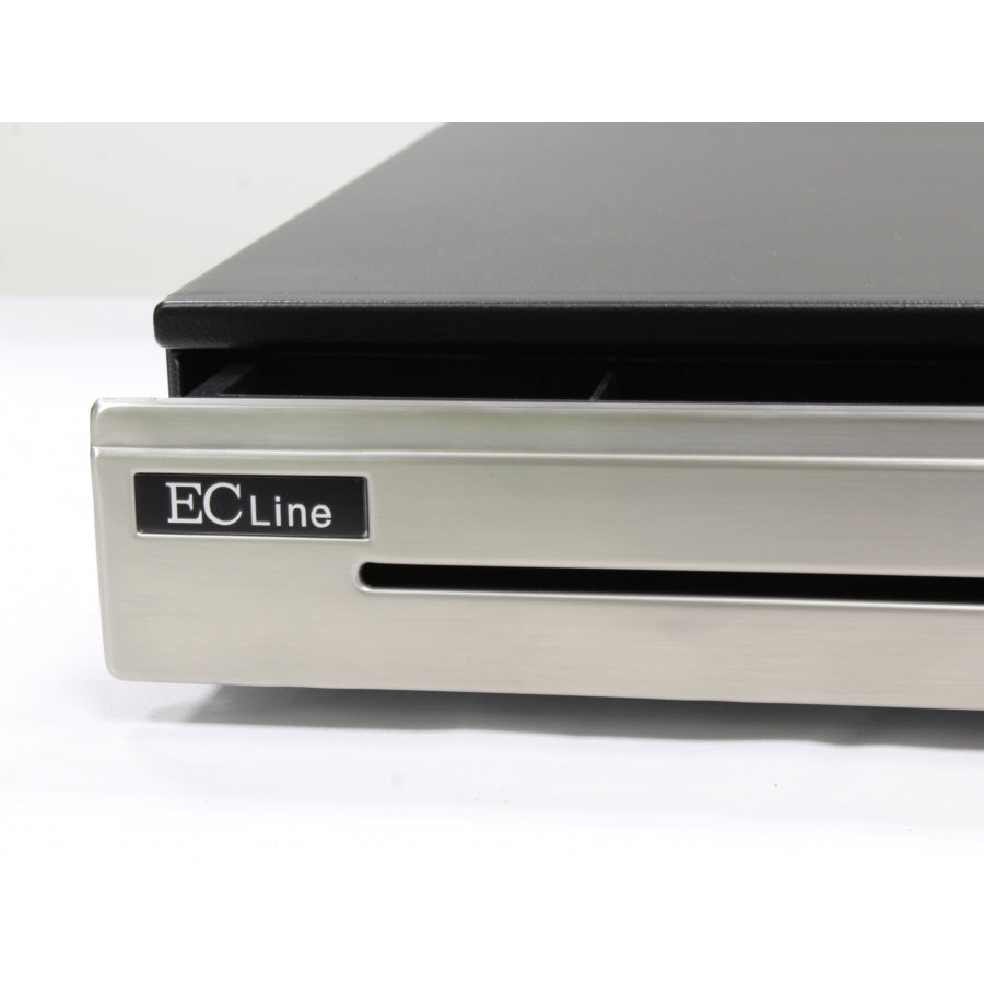 Cajón de Dinero EC LINE EC-CD-100-P - Rodamientos, Panel Inoxidable, 5 Compartimientos