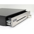 Cajón de Dinero EC LINE EC-CD-100-P - Rodamientos, Panel Inoxidable, 5 Compartimientos