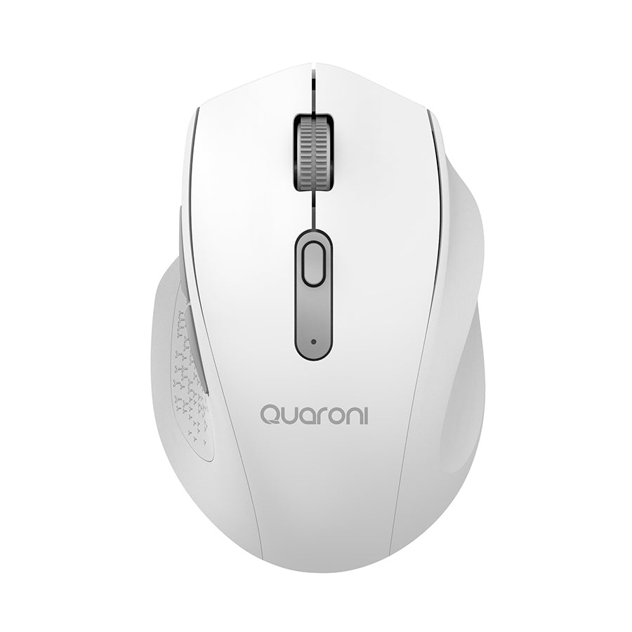 Mouse inalámbrico Quaroni MICTB1 ergonómico - 2400 DPI óptico