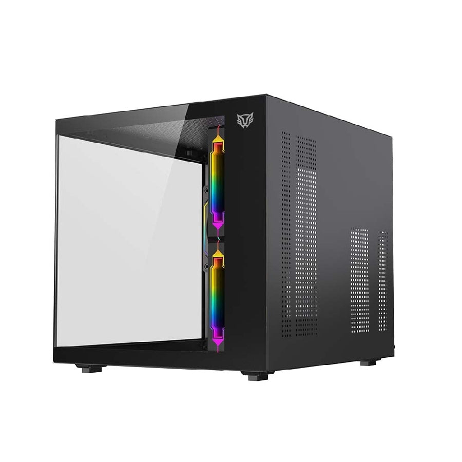 Gabinete Gamer Balam Rush Tank Glow Plus - Mini Torre ARGB, Cristal Templado