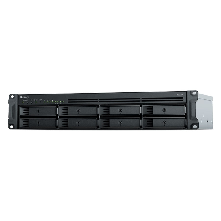 NAS Synology RS1221RP+ 8 Bahías - Redundancia, AMD Ryzen, 4 Puertos Gigabit