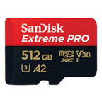 Memoria SanDisk Micro SDXC 512GB Extreme Pro - 200MB/s, 4K, Clase 10 A2 V30