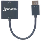 Adaptador DisplayPort a DVI-D Manhattan 152228 - Activo, 10.8 Gbps