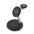 Cargador inalámbrico Acteck Energon S-Mate CI740 - 15W, Qi, 3 dispositivos