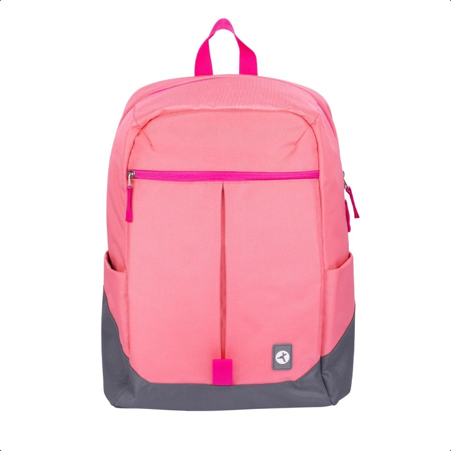 Mochila Backpack Tech Zone TZLBP26-R para Laptop 16" - Rosa con Detalles Fucsia