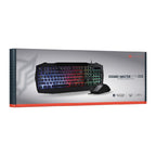 Kit Teclado y Mouse Balam Rush BR-936293 - Iluminación RGB, 3200 DPI, Alámbrico