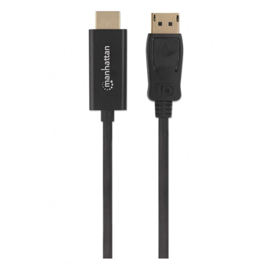 Cable DisplayPort a HDMI Manhattan 153195 - 4K Ultra HD 60Hz 1.0m Imagen secundaria del producto