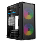 Gabinete Acteck Doom Ultra Mesh GI750M - Mini Torre, Cristal Templado, Fuente 500W