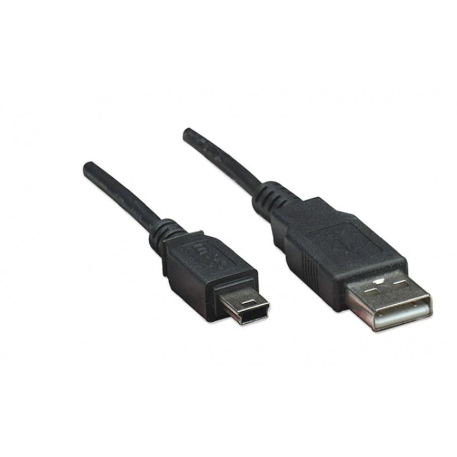Cable USB Manhattan 322638 Mini B 0.9M - USB 2.0 de Alta Velocidad Imagen principal del producto