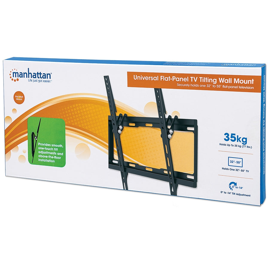 Soporte Manhattan para TV de Pared 32 a 55 Pulgadas - VESA 400x400, Hasta 35kg