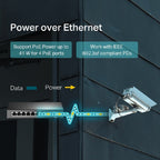 Switch TP-Link TL-SF1008LP 8 Puertos 10/100 Mbps - 4 Puertos POE para Escritorio