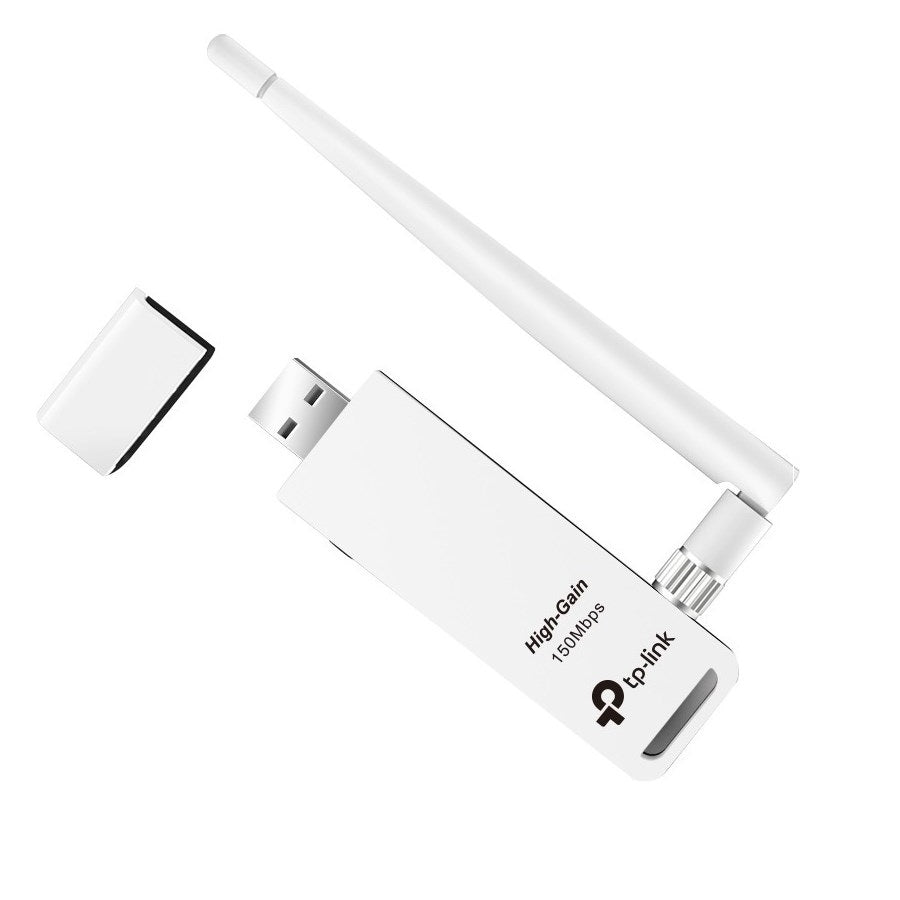 Tarjeta de Red USB TP-Link TL-WN722N - Antena Desmontable 4dBi 150Mbps