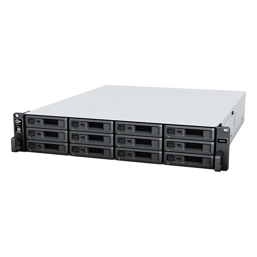 NAS Synology RS2423+ 12 Bahías - AMD Ryzen, 8GB DDR4, hasta 216TB