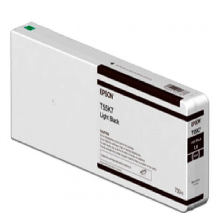 Cartucho Epson T55K Negro Claro UltraChrome HD/HDX - 700 ML para Plotters