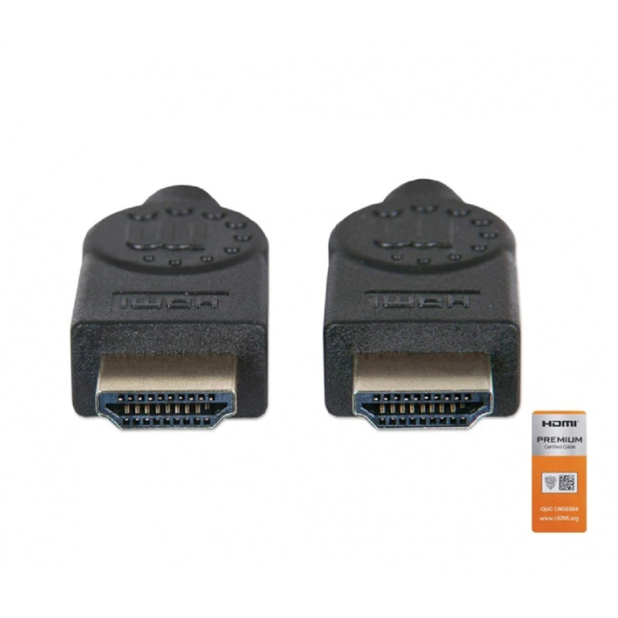 Cable HDMI Manhattan 354837 2.0 Premium 1.0M - 4K 60Hz, Doble Blindaje Imagen principal del producto