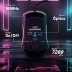 Mouse Start The Game MO-505 Gamer Alámbrico RGB 7200 DPI USB