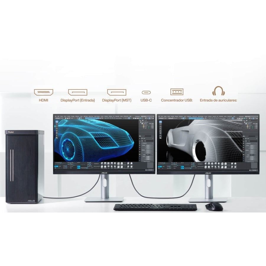 Monitor ASUS ProArt PA329CRV 31.5" 4K UHD - Calibración Calman, USB-C 96W, Pivoteable