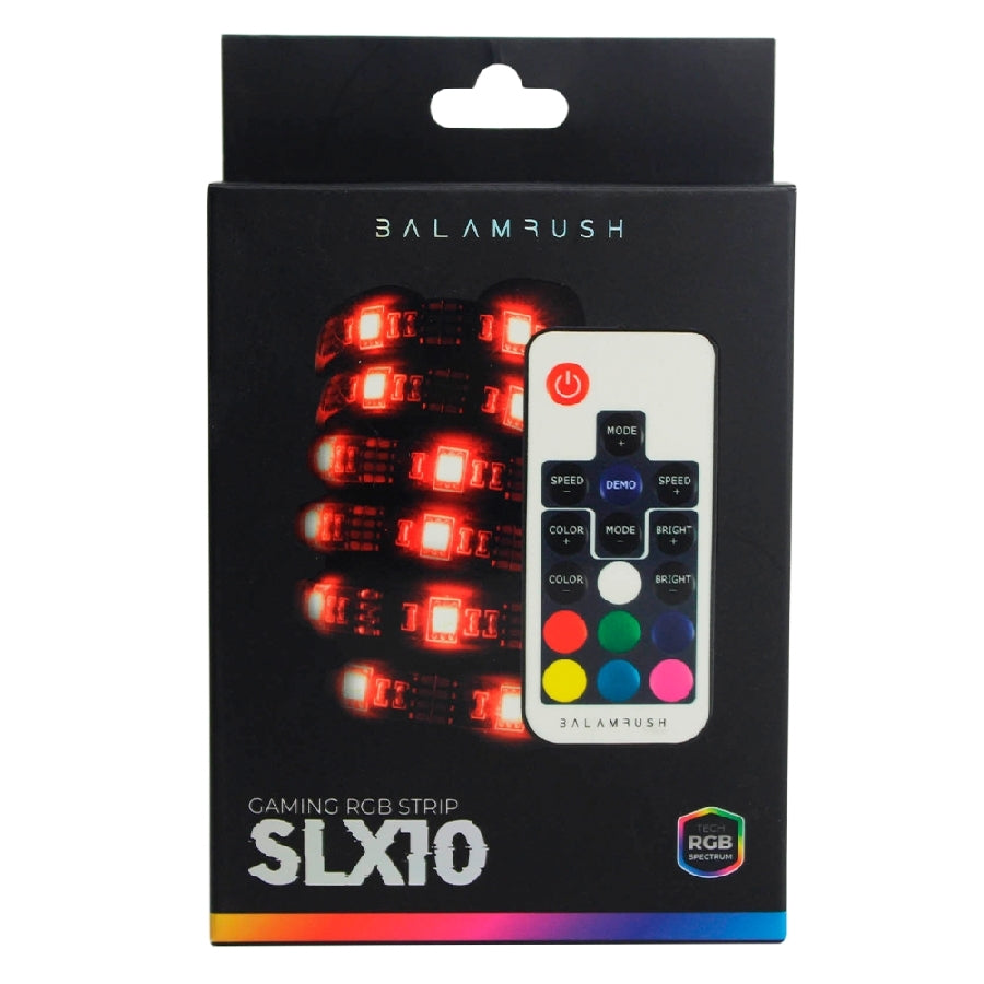 Tira LED Balam Rush BR-931564 RGB 80cm - 328 Modos, Control Remoto USB