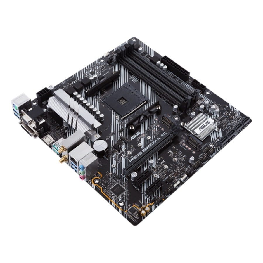 Tarjeta Madre ASUS PRIME B550M-A AC - Socket AM4, DDR4, WiFi, M.2 NVMe