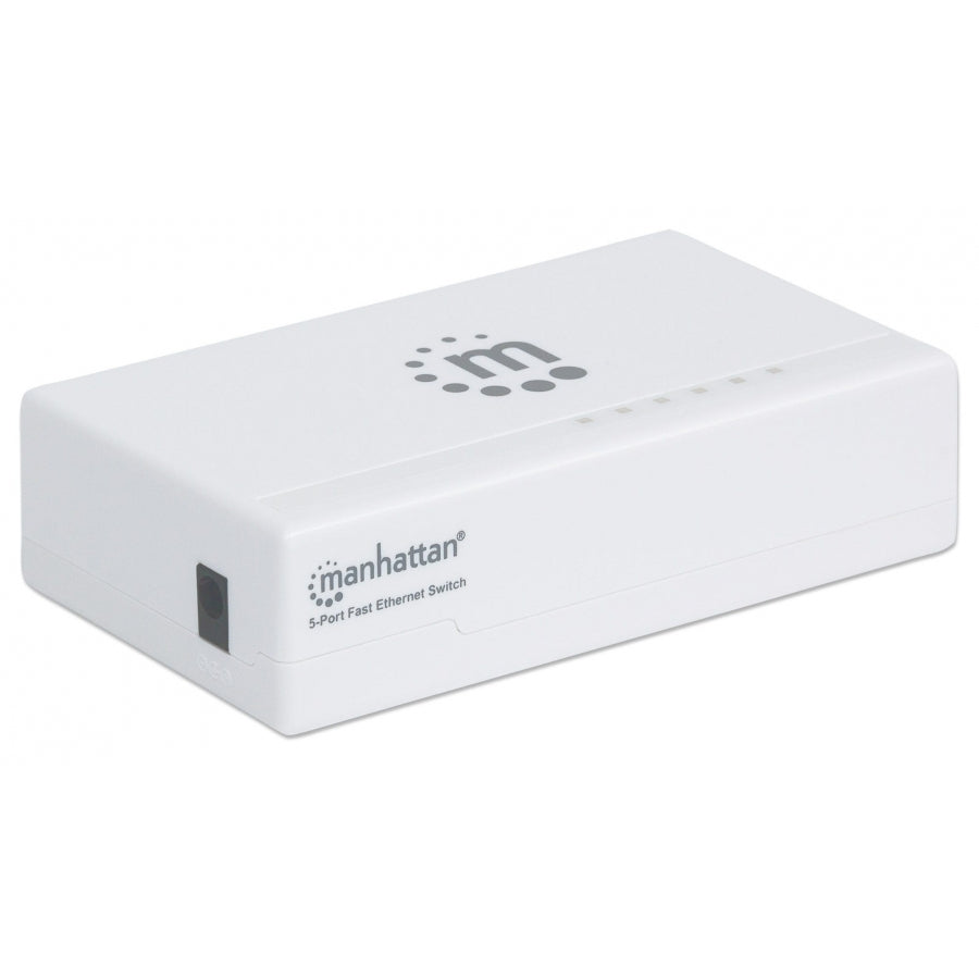 Switch Manhattan 560672 5 Puertos 10/100 Mbps - Desktop Compacto