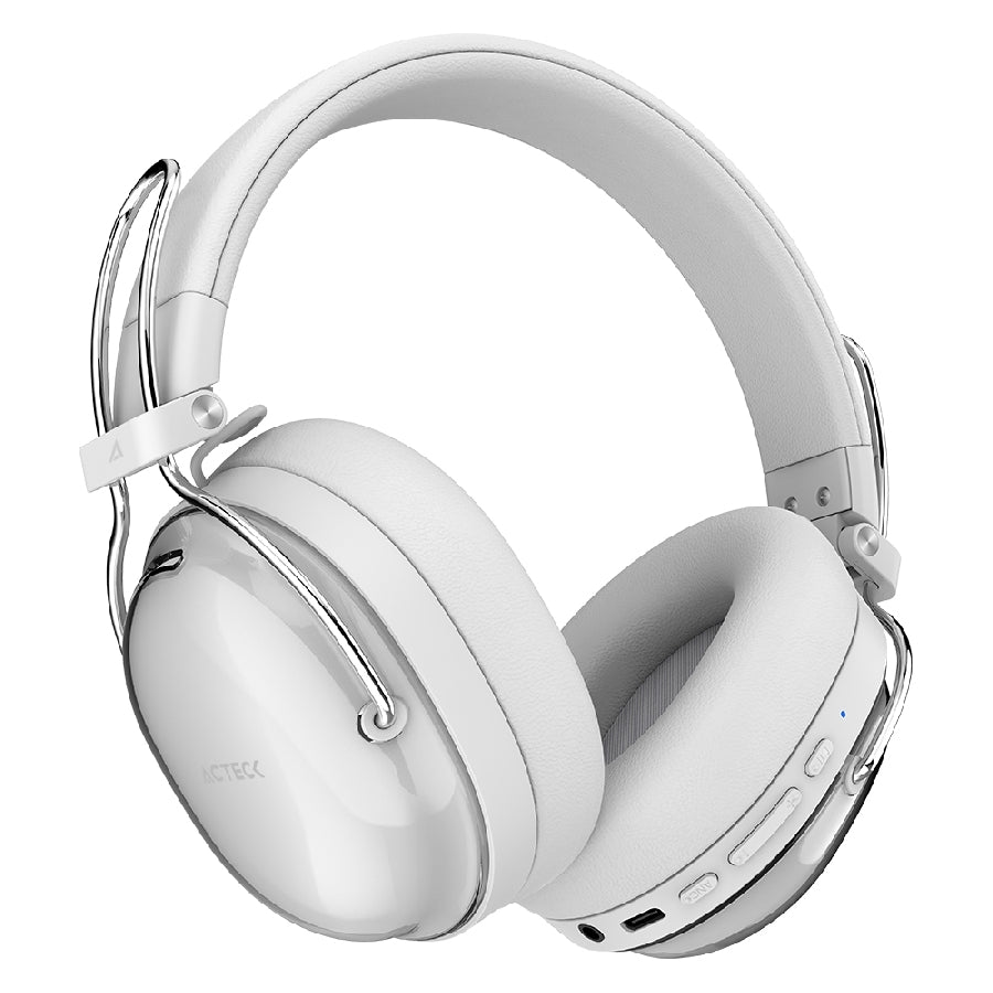 Audífonos Acteck Luxe Pure HP730 - Bluetooth 5.4, Cancelación Activa, 75 Horas Batería Imagen principal del producto