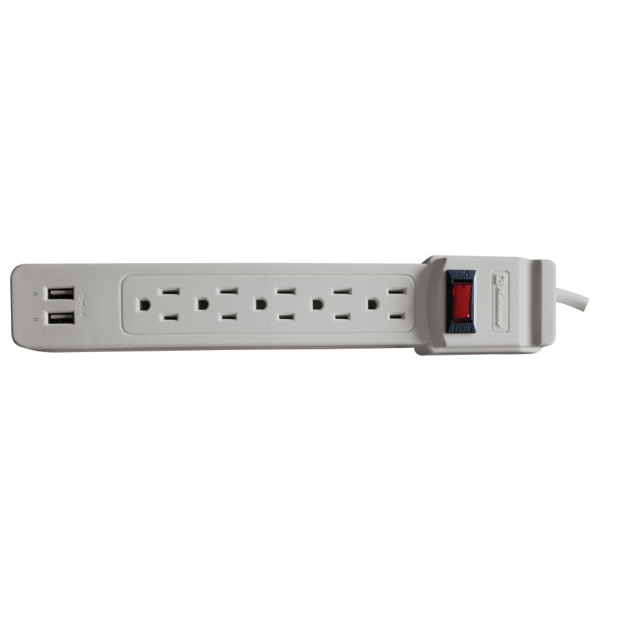 Supresor de picos Koblenz SS-550-USB 550 Joules - 5 contactos + 2 USB