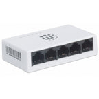 Switch Manhattan 560672 5 Puertos 10/100 Mbps - Desktop Compacto