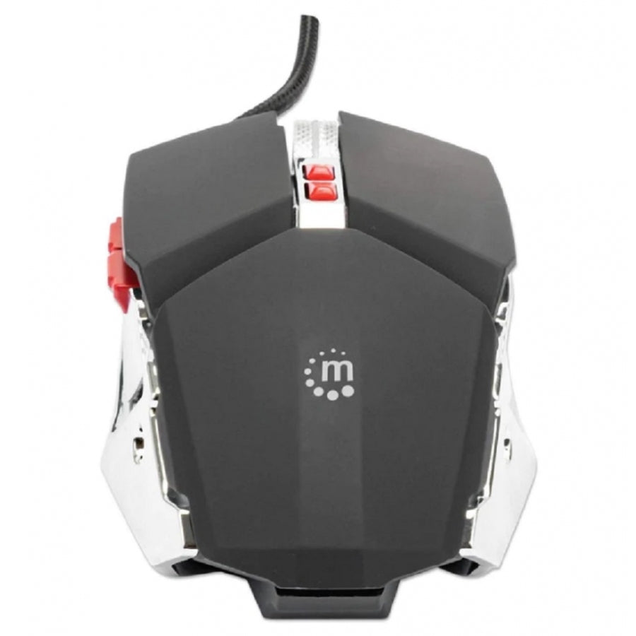 Mouse Manhattan 179348 Gaming Óptico 7 Botones - 3200 DPI LED