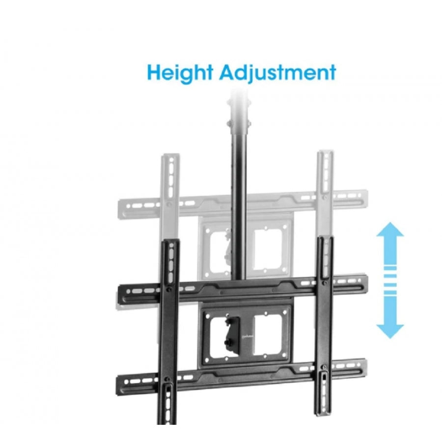Soporte TV Manhattan 462051 - Techo Ajustable 37 a 80 Pulgadas Movimiento 30°