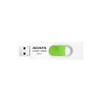 Memoria USB ADATA UV320 128GB USB 3.2 Retráctil Blanco-Verde