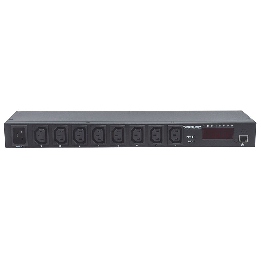 PDU Inteligente Intellinet 163682 - 8 Salidas Rack 19" 1U con Monitoreo