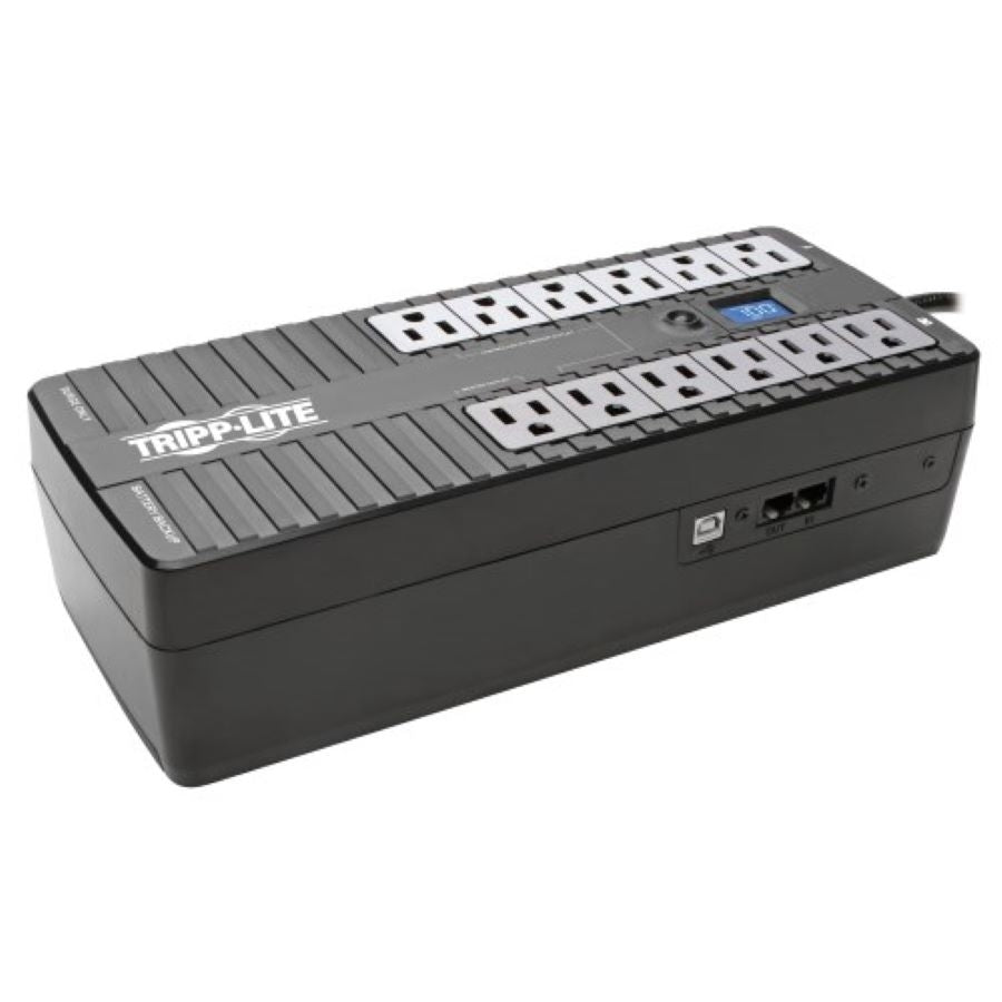 UPS Tripp Lite ECO850LCD 850VA - 12 Tomacorrientes, LCD, Protección Sobretensión