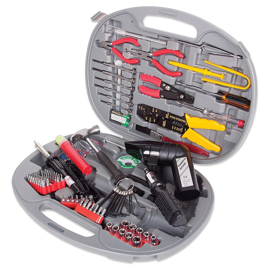 Kit Herramientas Manhattan 530217 - 145 Piezas Completas para Electrónica y Reparación Imagen secundaria del producto