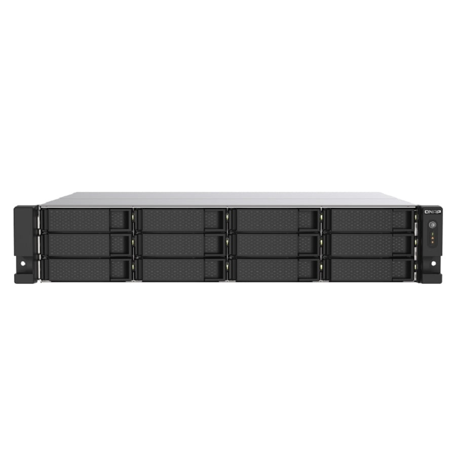 NAS QNAP TS-1273AU-RP-8G 12 Bahías Rack 2U - Procesador Ryzen, 8GB DDR4, Redundancia Imagen principal del producto