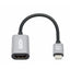 Convertidor USB-C a HDMI 4K@60Hz Manhattan 153973 - Aluminio